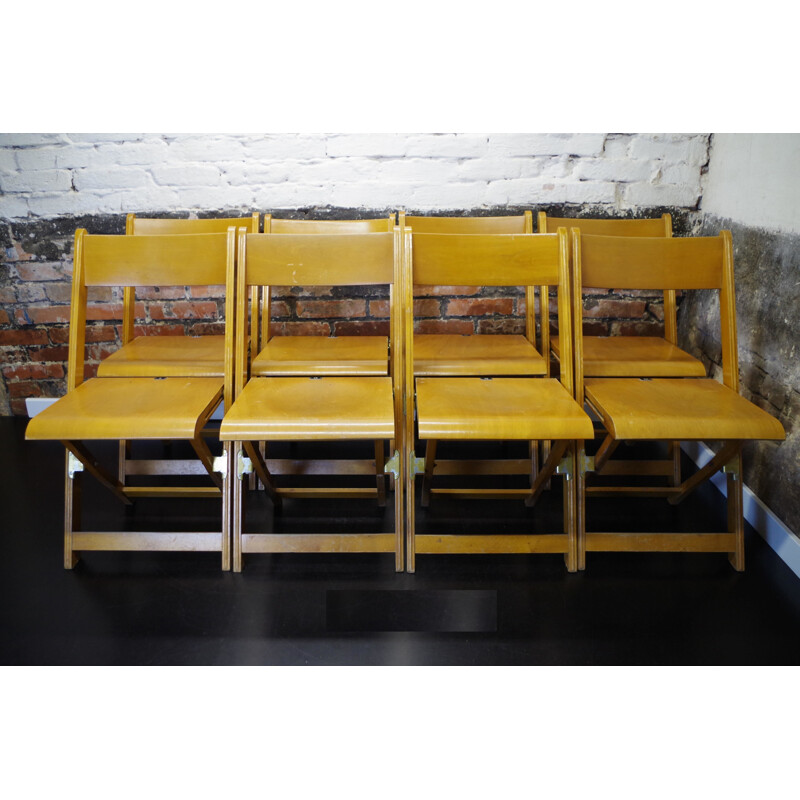 Vintage cinema theater folding chair, 1960s