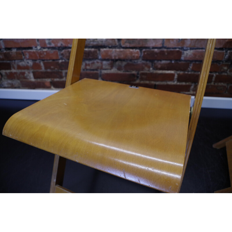 Vintage cinema theater folding chair, 1960s