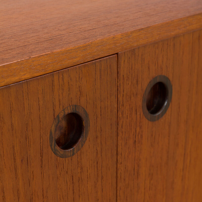 Pair of vintage teak sideboards by Aksel Kjersgaard, Denmark 1960