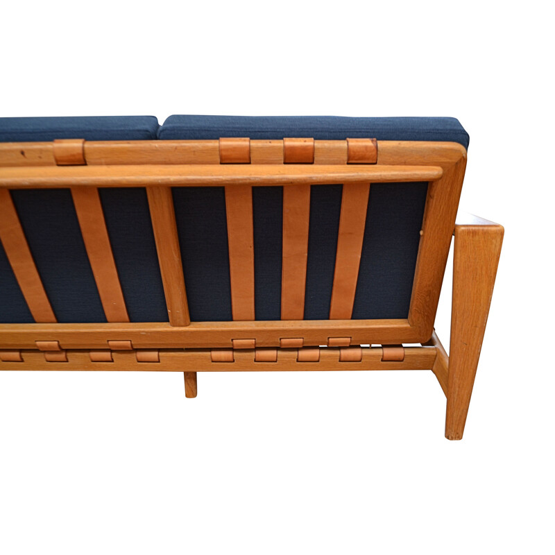 Vintage Swedish design oakwood sofa by Svante Skogh for Säffle Möbler, 1950-1960s