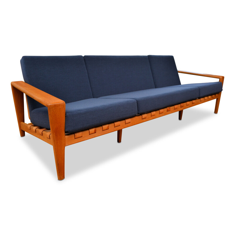 Schwedisches Vintage-Designersofa aus Eichenholz von Svante Skogh für Säffle Möbler, 1950-1960