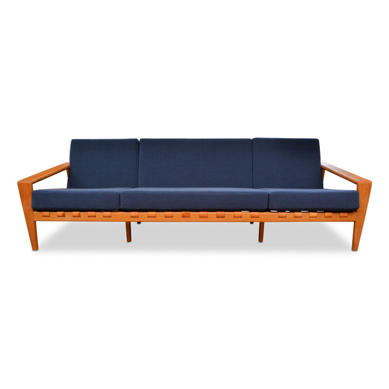 Vintage Swedish design oakwood sofa by Svante Skogh for Säffle Möbler, 1950-1960s