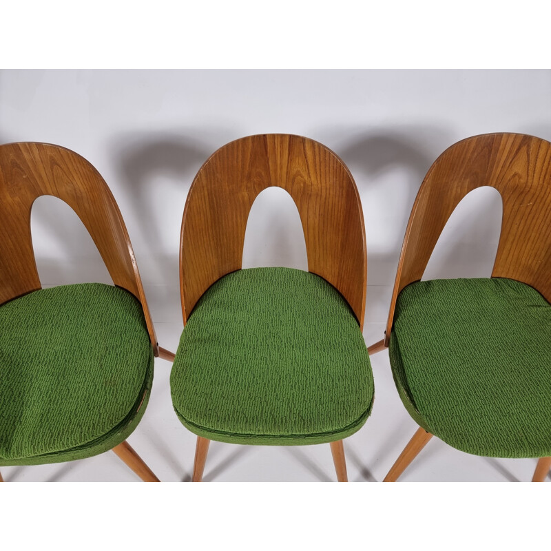 Set of 5 vintage dining chairs by Antonín Šuman for Tatra, 1960s