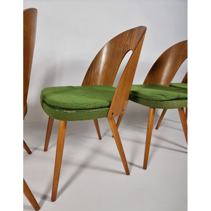 Set of 5 vintage dining chairs by Antonín Šuman for Tatra, 1960s