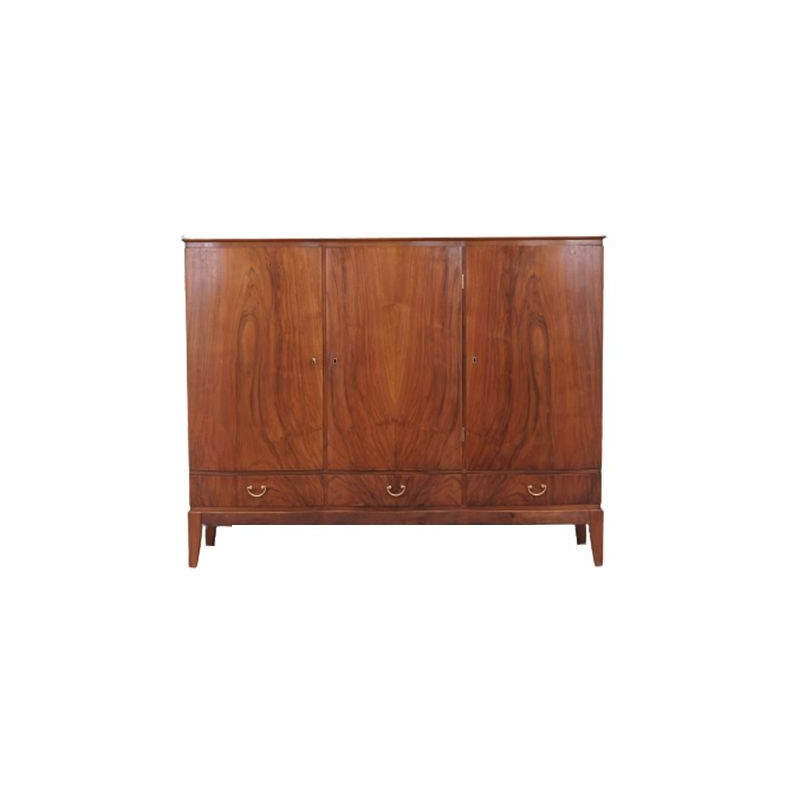 Walnut mid century cabinet, Denmark 1960s