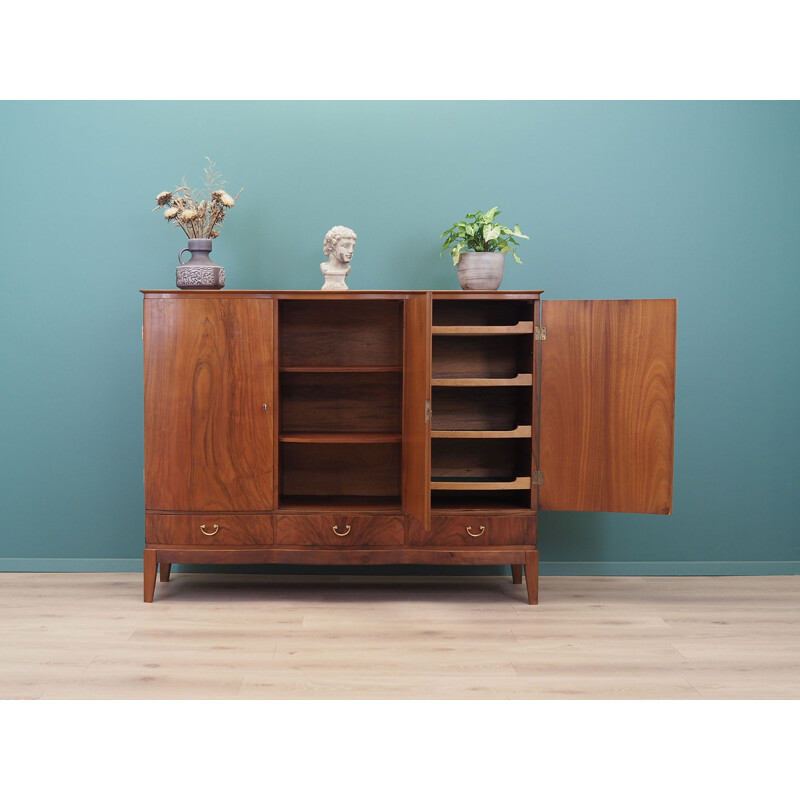 Walnut mid century cabinet, Denmark 1960s