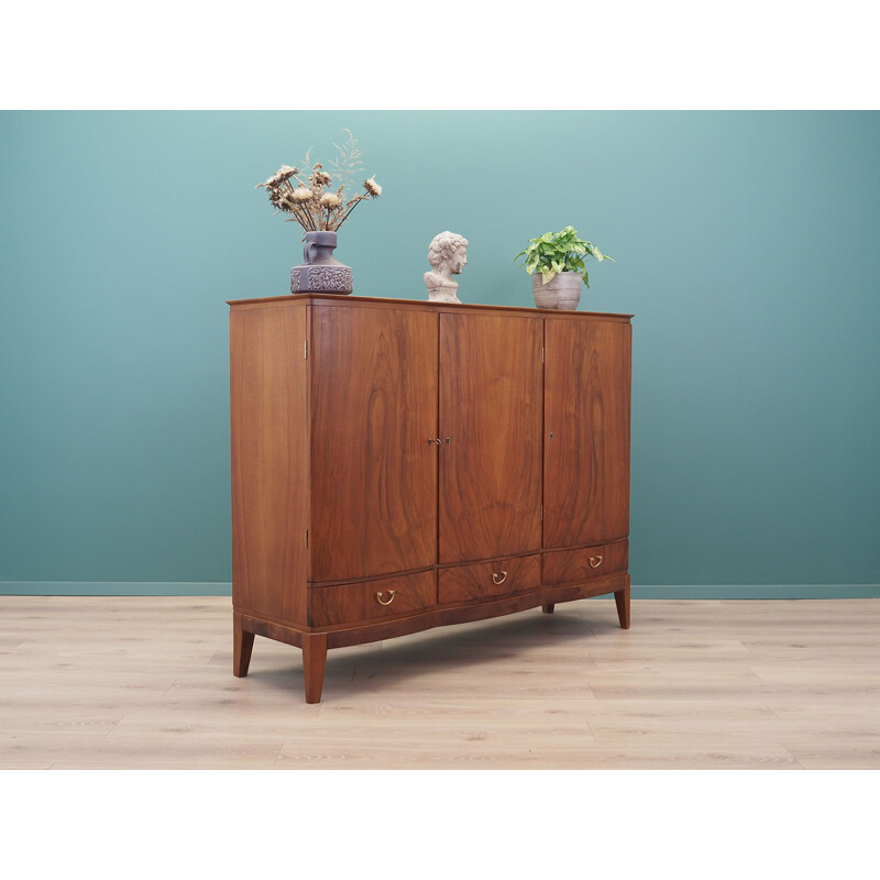 Walnut mid century cabinet, Denmark 1960s