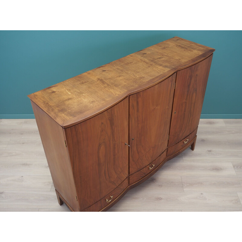 Walnut mid century cabinet, Denmark 1960s