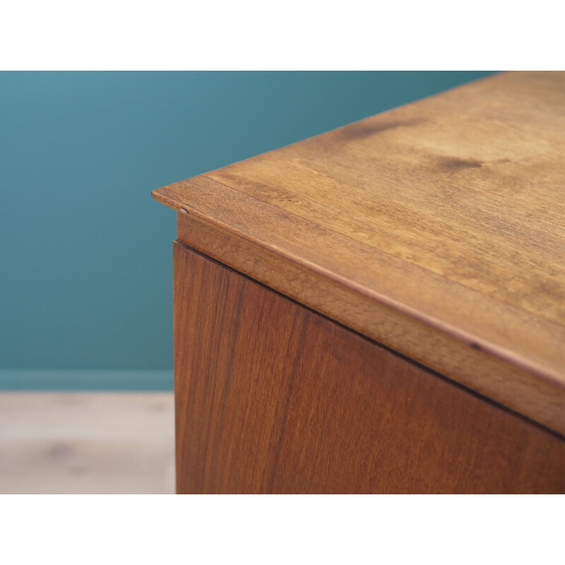 Walnut mid century cabinet, Denmark 1960s