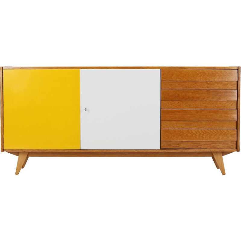 Mid century sideboard U 460 by Jiri Jiroutek for Interier Praha, Czechoslovakia 1960s