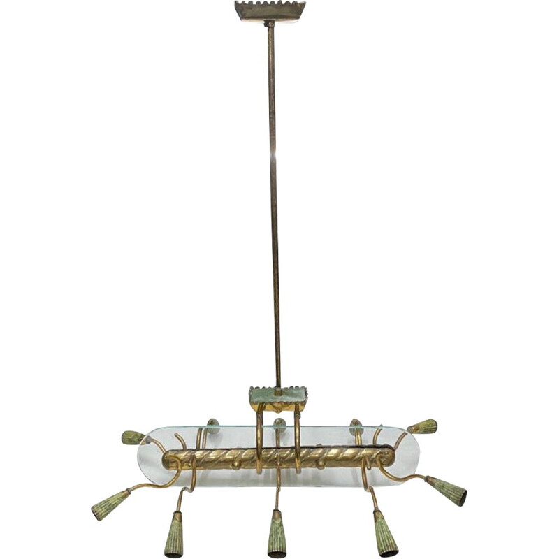 Mid-century Italian chandelier, 1950s