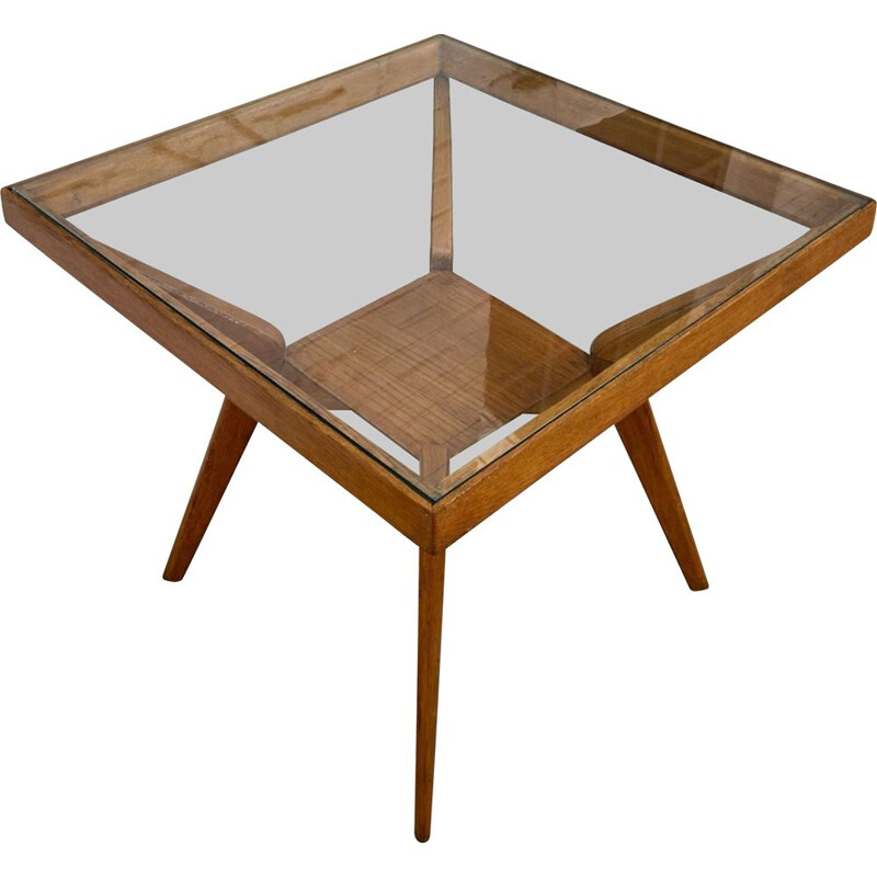 Vintage coffee table by Krásná Jizba, 1950s