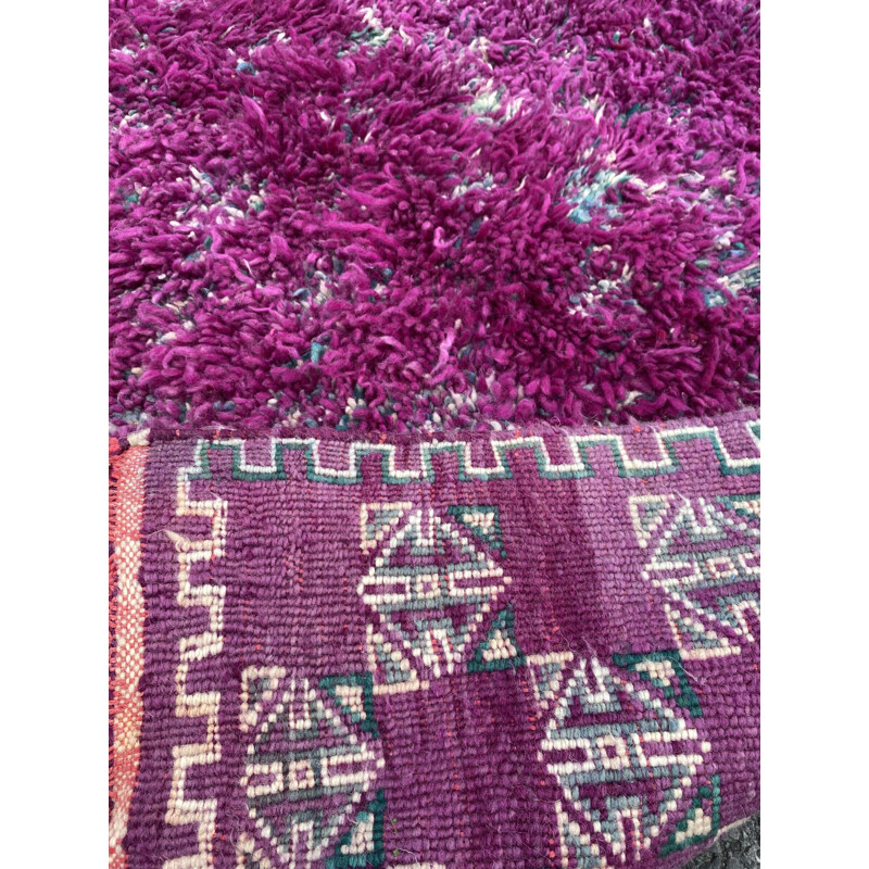 Vintage Berber M'guild wool rug, Morocco 2010