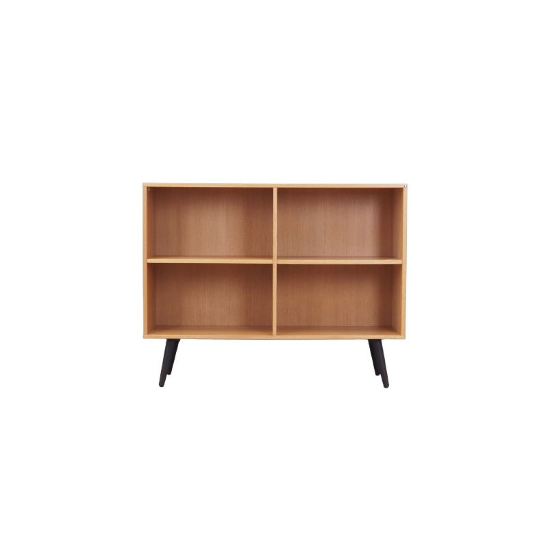 Vintage two-shelf ash bookcase by System B8, Denmark 1970