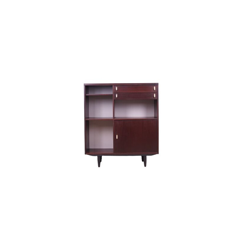 Vintage mahogany bookcase by Ulferts, Sweden 1960