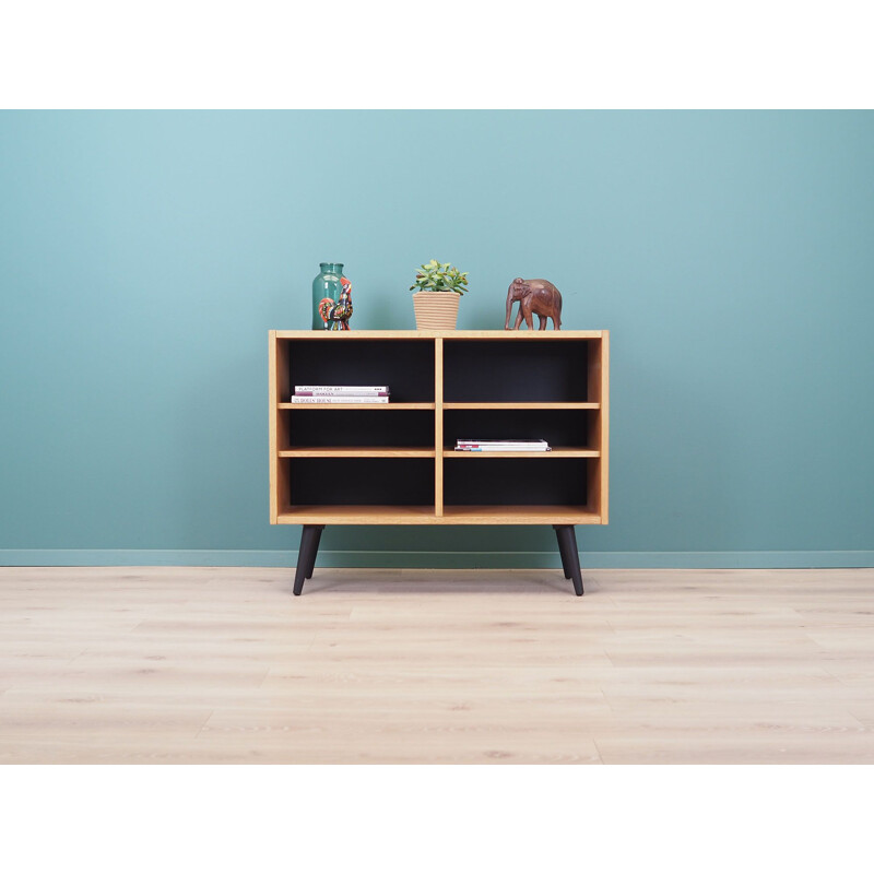 Vintage ash bookcase, Denmark 1970