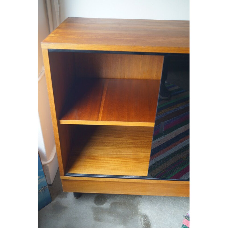 Mid century wood and glass sideboard, 1960