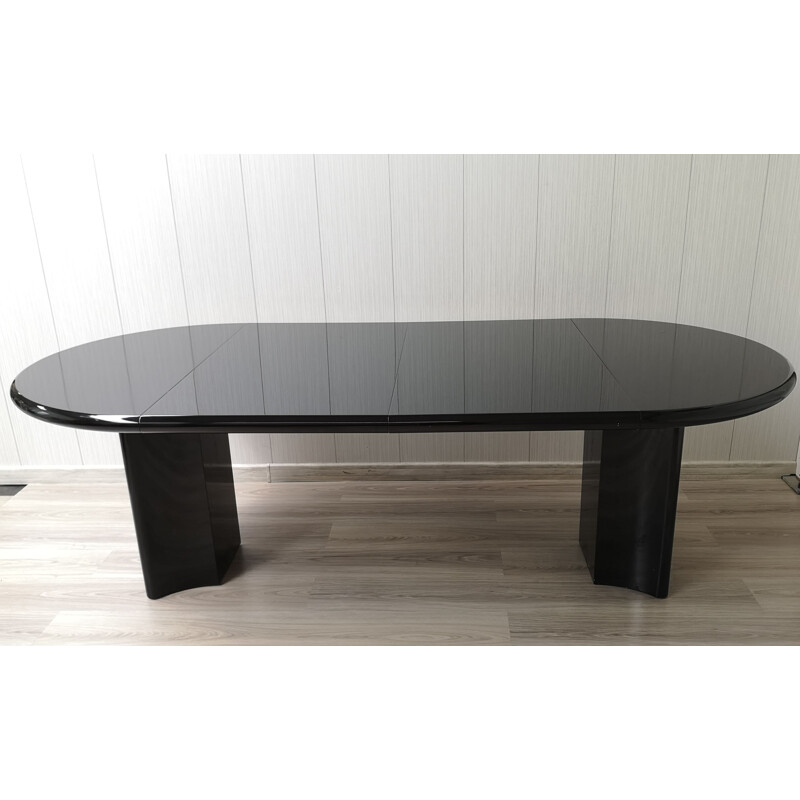 Mid-century oval extending table