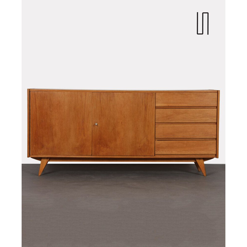 Vintage wooden sideboard by Jiroutek for Interier Praha, 1960