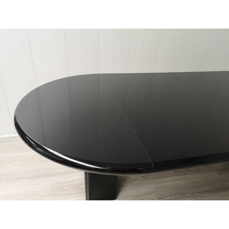 Mid-century oval extending table