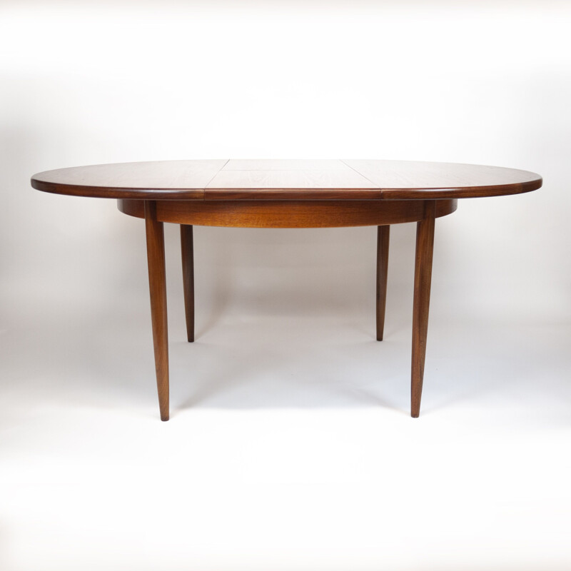 Round teak vintage dining table for G-Plan, U.K 1970s