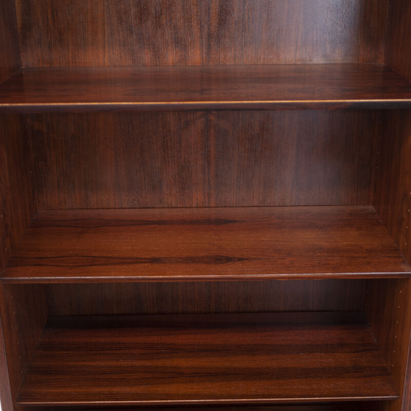 Rosewood vintage bookcase by Poul Hundevad, Denmark 1960s