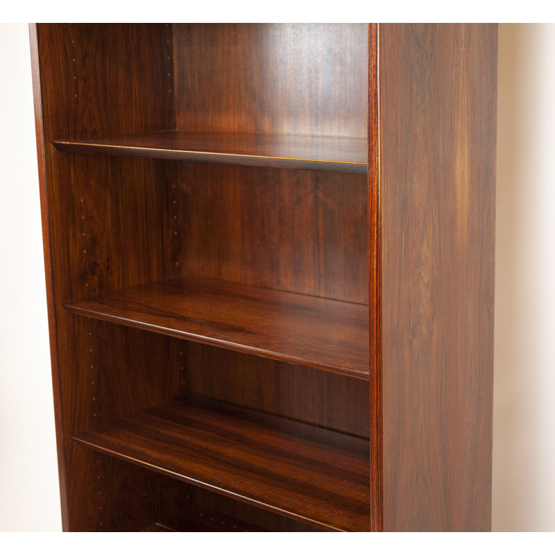 Rosewood vintage bookcase by Poul Hundevad, Denmark 1960s