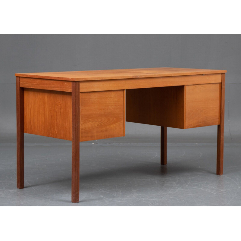 Danish teak vintage desk, 1960s