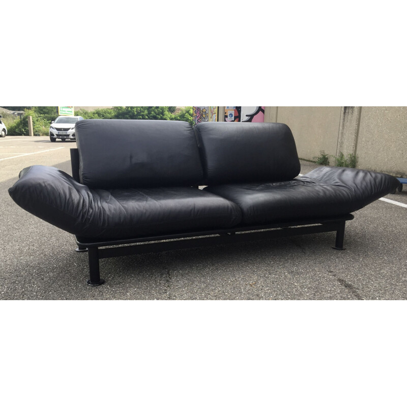 Vintage leather modular sofa for De Sede