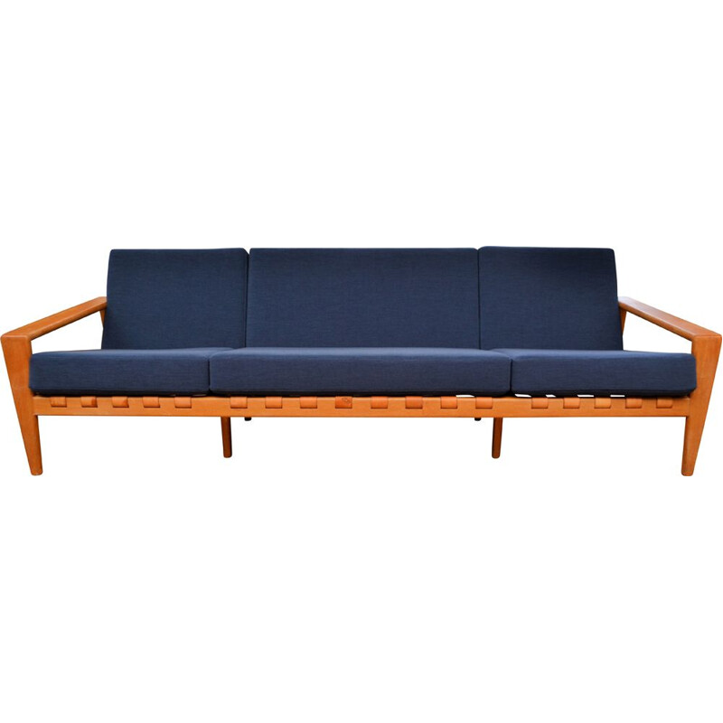 Vintage Swedish design oakwood sofa by Svante Skogh for Säffle Möbler, 1950-1960s