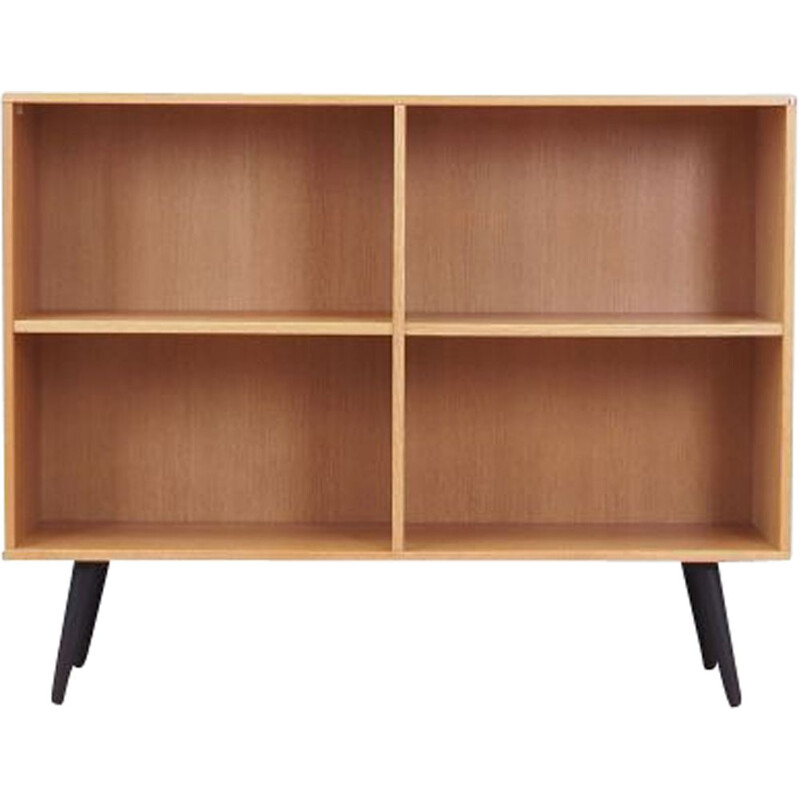 Vintage two-shelf ash bookcase by System B8, Denmark 1970