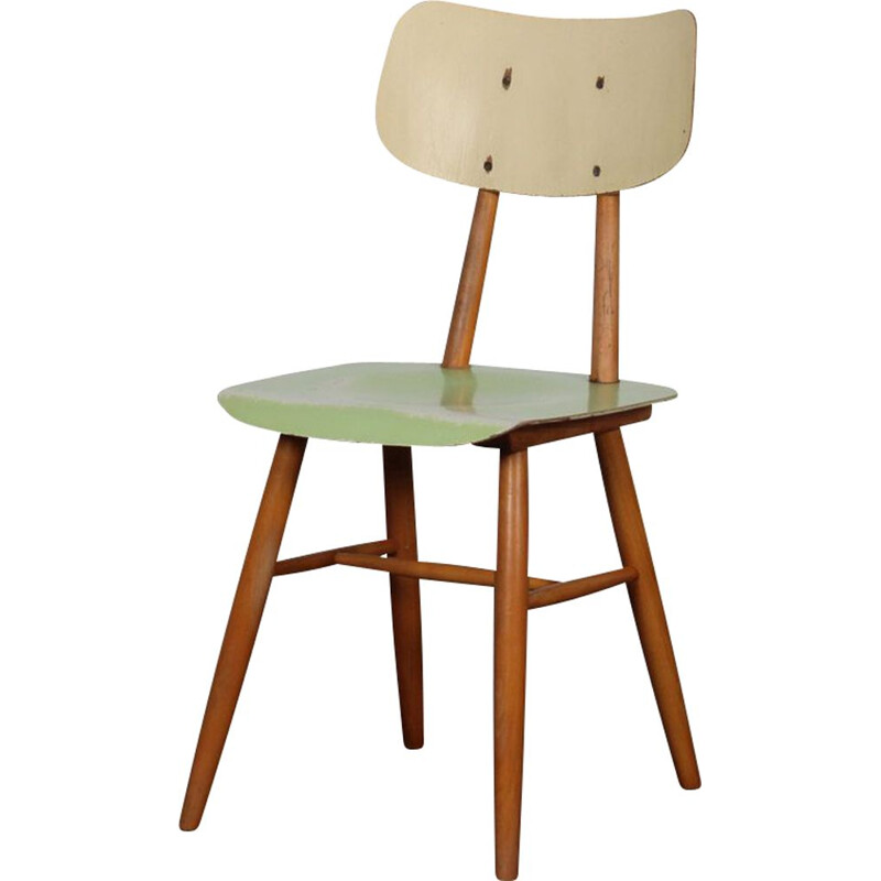 Silla checa vintage para Ton, 1960