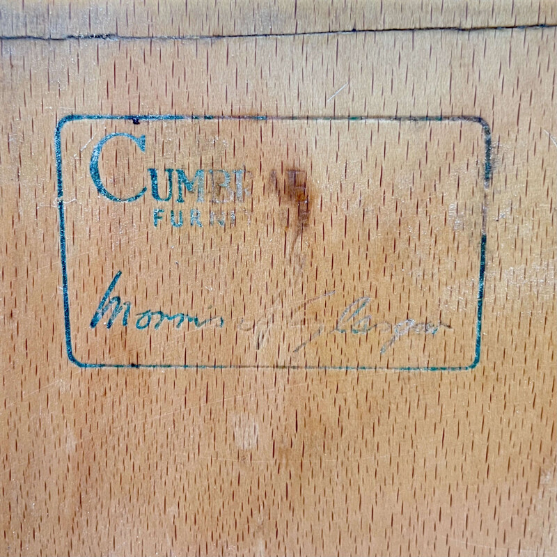 Vintage Australian walnut sideboard by Morris of Glasgow