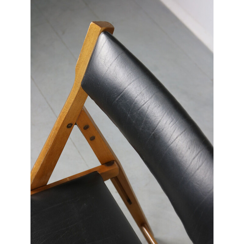 Vintage Eden folding chair by Gio Ponti