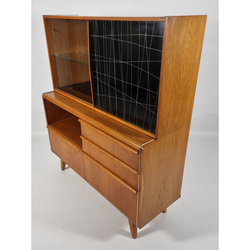 Mid century highboard by Hubert Nepožitek & Bohumil Landsman for Jitona, 1960s