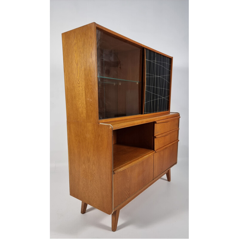 Mid century highboard by Hubert Nepožitek & Bohumil Landsman for Jitona, 1960s