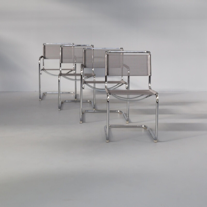 Set of 4 vintage S34 cantilever chairs by Mart Stam & Marcel Breuer for Thonet, 1920