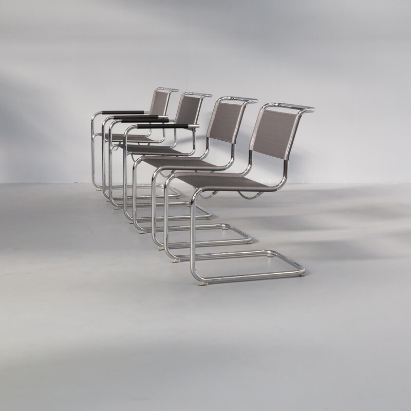 Set of 4 vintage S34 cantilever chairs by Mart Stam & Marcel Breuer for Thonet, 1920