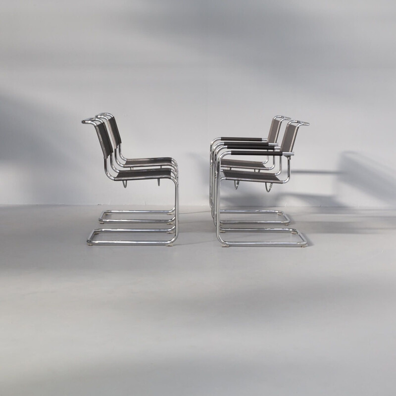 Set of 4 vintage S34 cantilever chairs by Mart Stam & Marcel Breuer for Thonet, 1920
