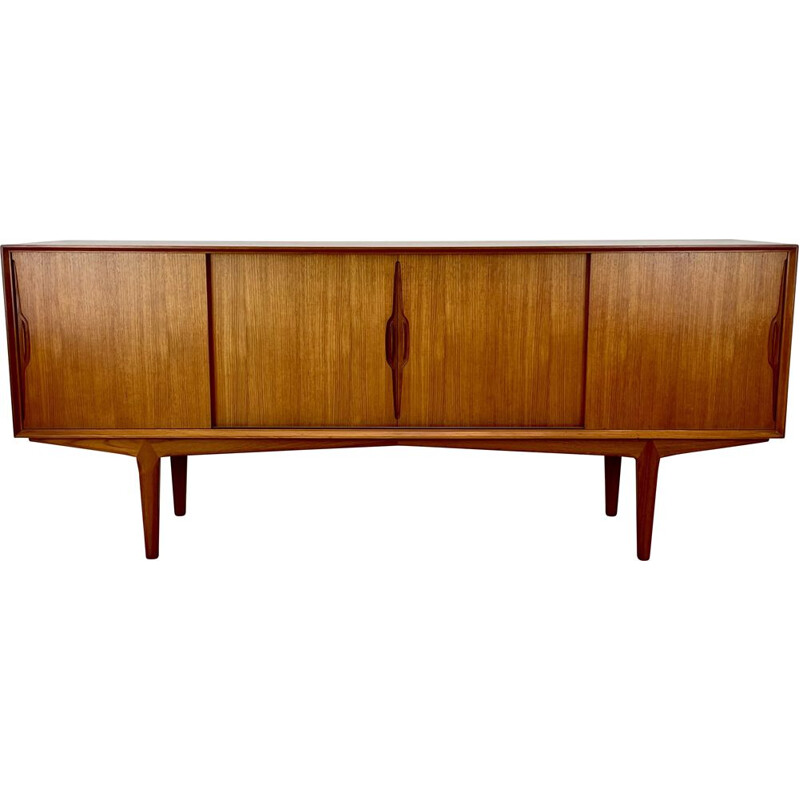 Vintage teak sideboard by Knud Nielsen for Losning Mobelfabrik, 1960s