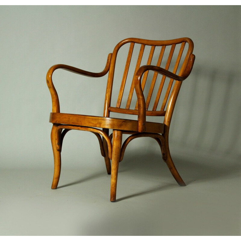 Vintage Thonet armchair no. A 752 by Josef Frank, 1930s