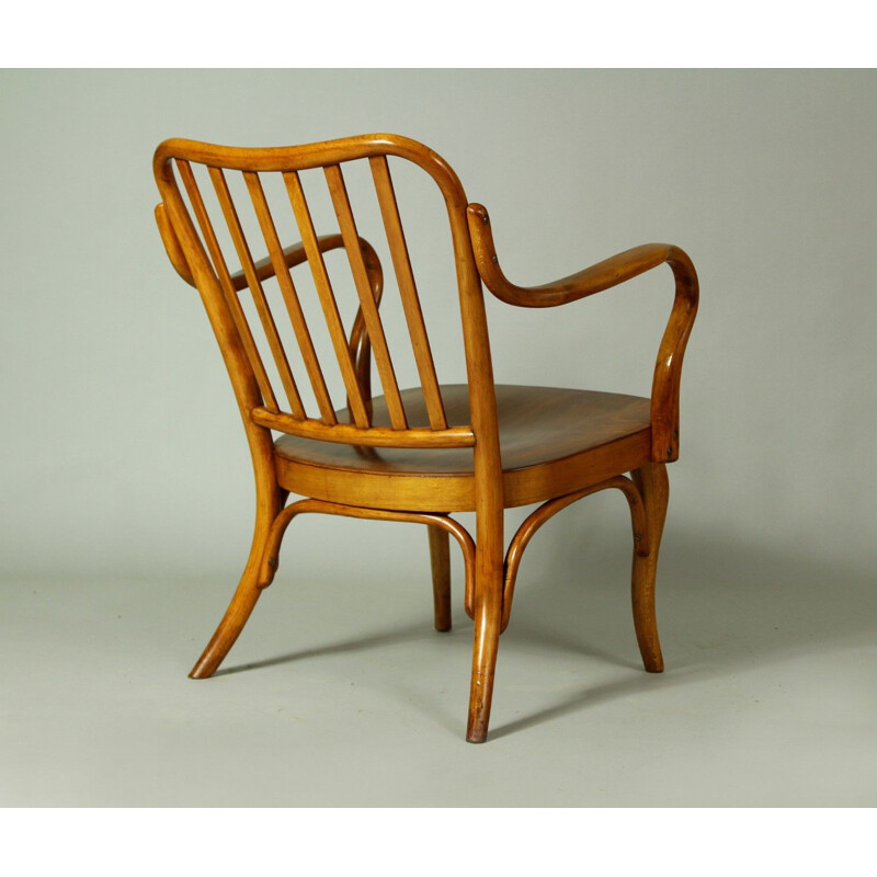 Vintage Thonet armchair no. A 752 by Josef Frank, 1930s