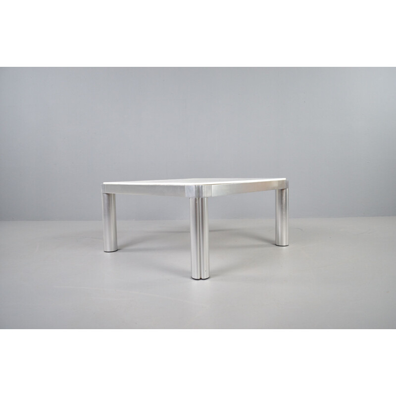Table basse vintage Le model 100 en marbre blanc par Kho Liang pour Artifort, 1960