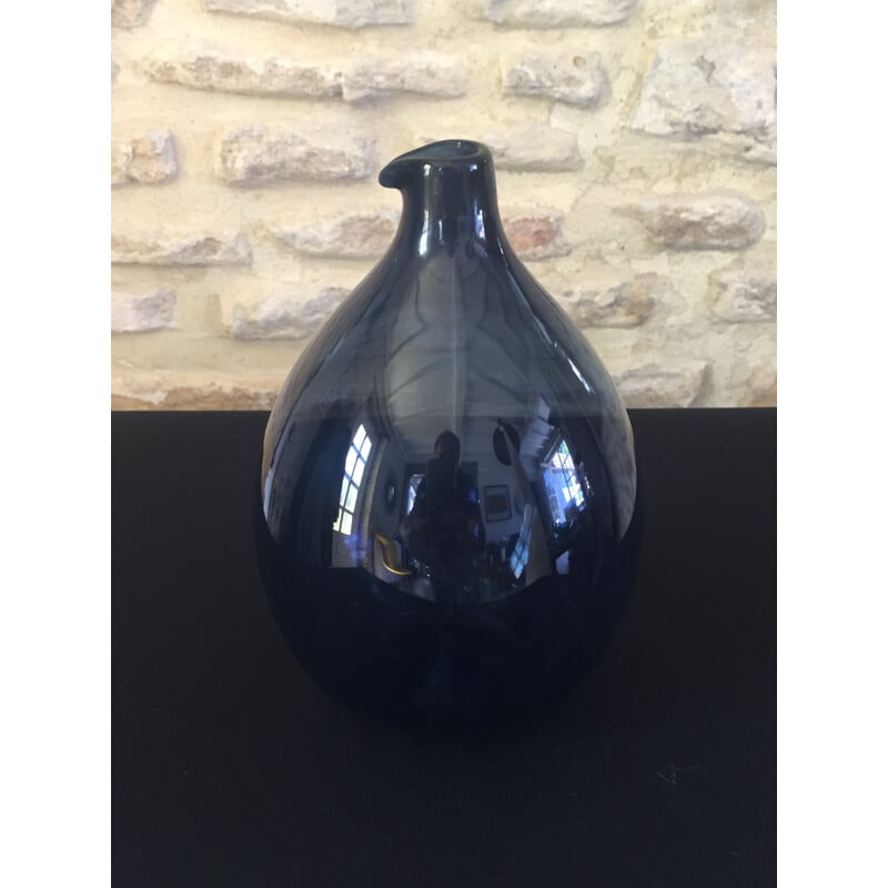 Vase vintage "Bird" bleue par Timo Sarpaneva pour Littala