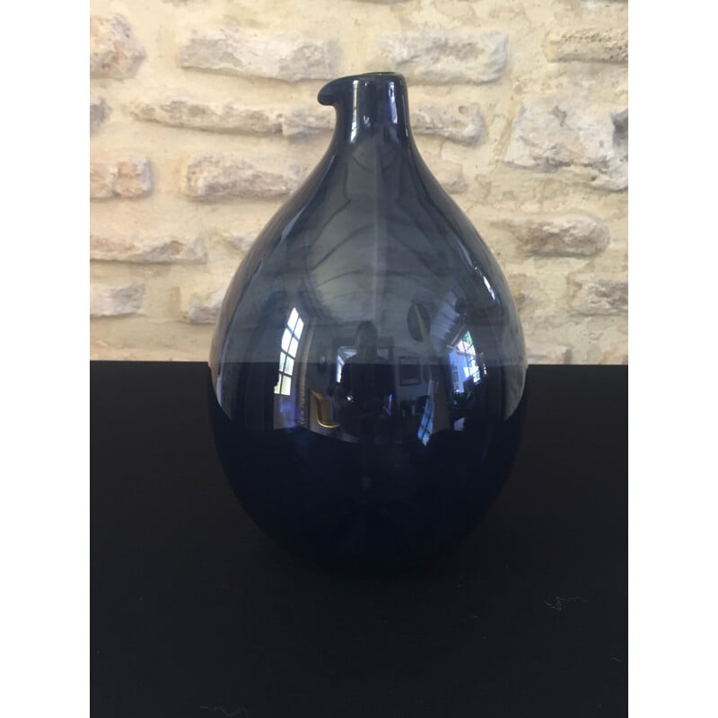 Vase vintage "Bird" bleue par Timo Sarpaneva pour Littala