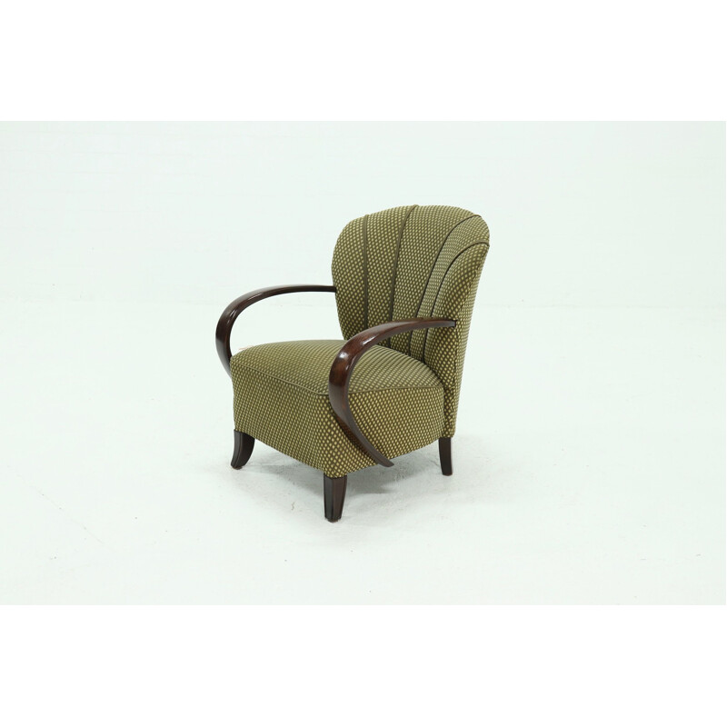 Art Deco vintage club chair, 1940s