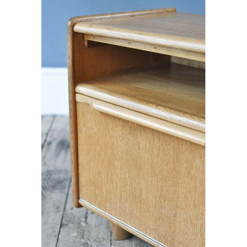 Small Dutch night stand in birch and formica, Cees BRAAKMAN - 1960s