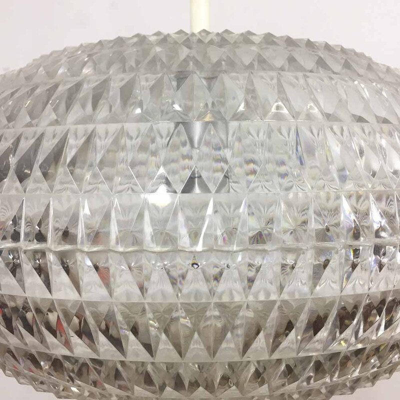 Erco "Diamond" hanging lamp, Aloys GANGKOFNER - 1970s