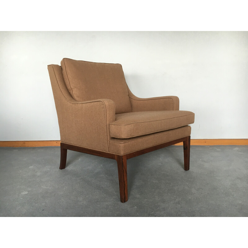 Mid century modern armchair in fabric - 1960s