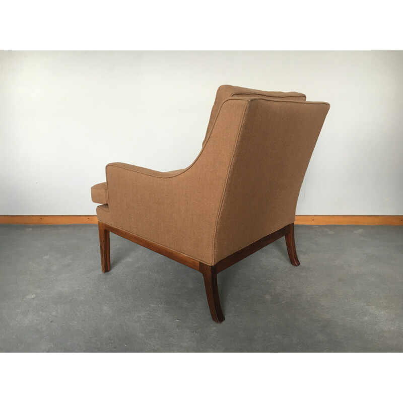 Mid century modern armchair in fabric - 1960s